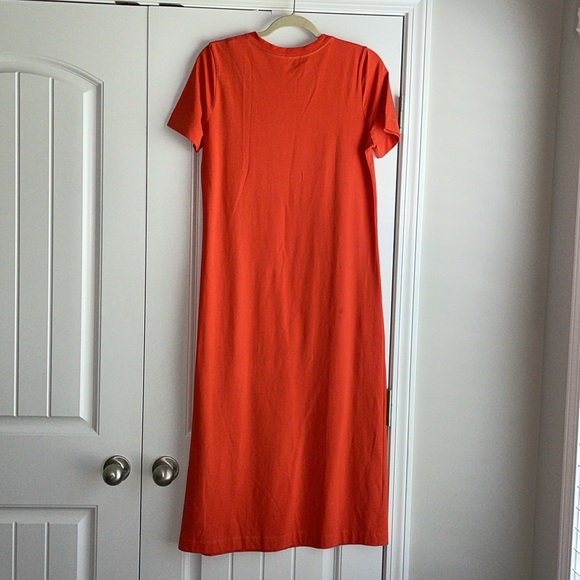 Tanya Taylor Floral Print Midi T-Shirt Dress - Picture 4 of 8